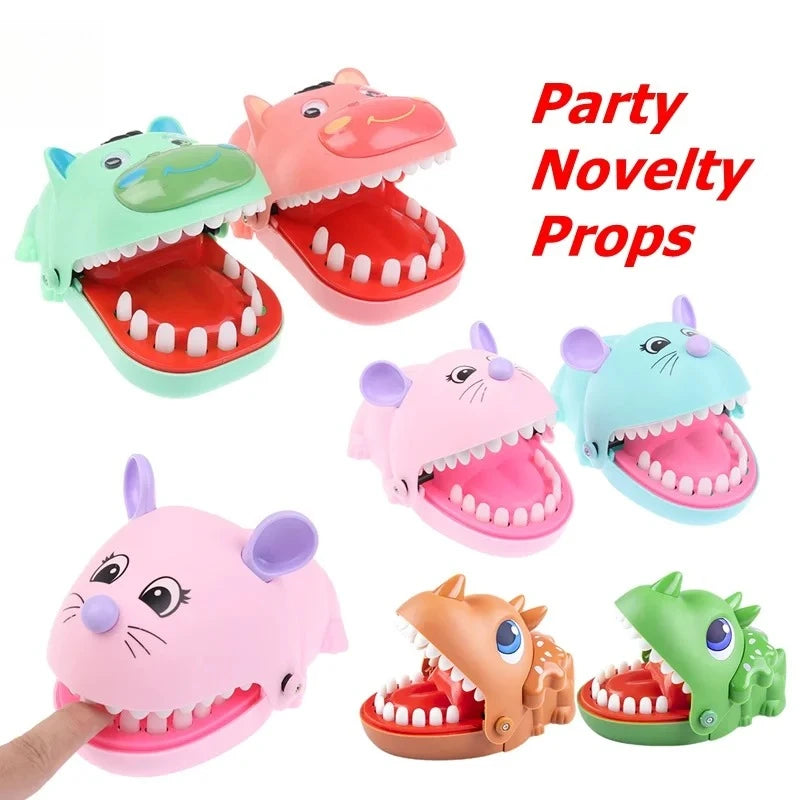 恐竜 歯ゲーム｜子ども＆大人の反射神経チャレンジ｜指パク反応ゲーム・パーティー向け｜家族で盛り上がるおもちゃ｜リアクショントレーニング｜パーティートリック