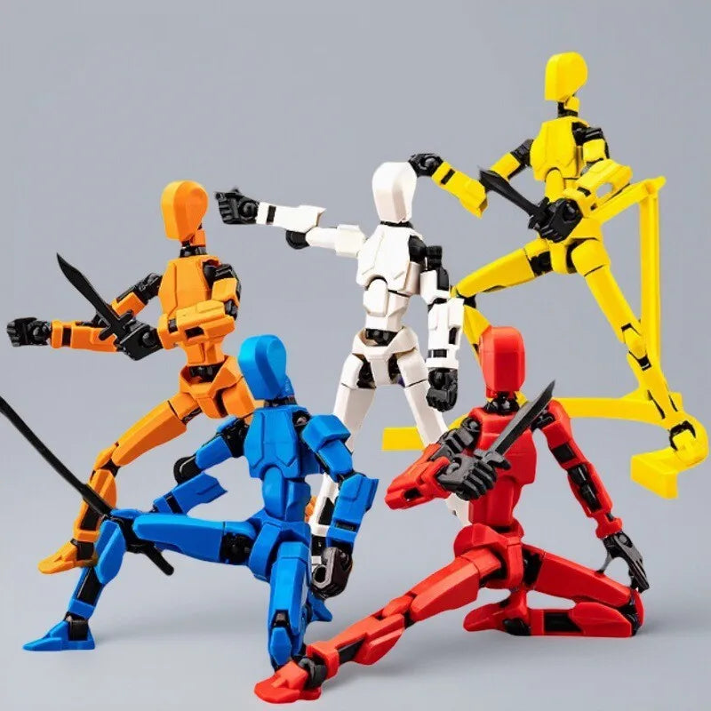 可動式3Dマグネットフィギュア｜全身関節可動モデル｜知育フィギュア・創造力アップ玩具｜子ども用アクションモデル