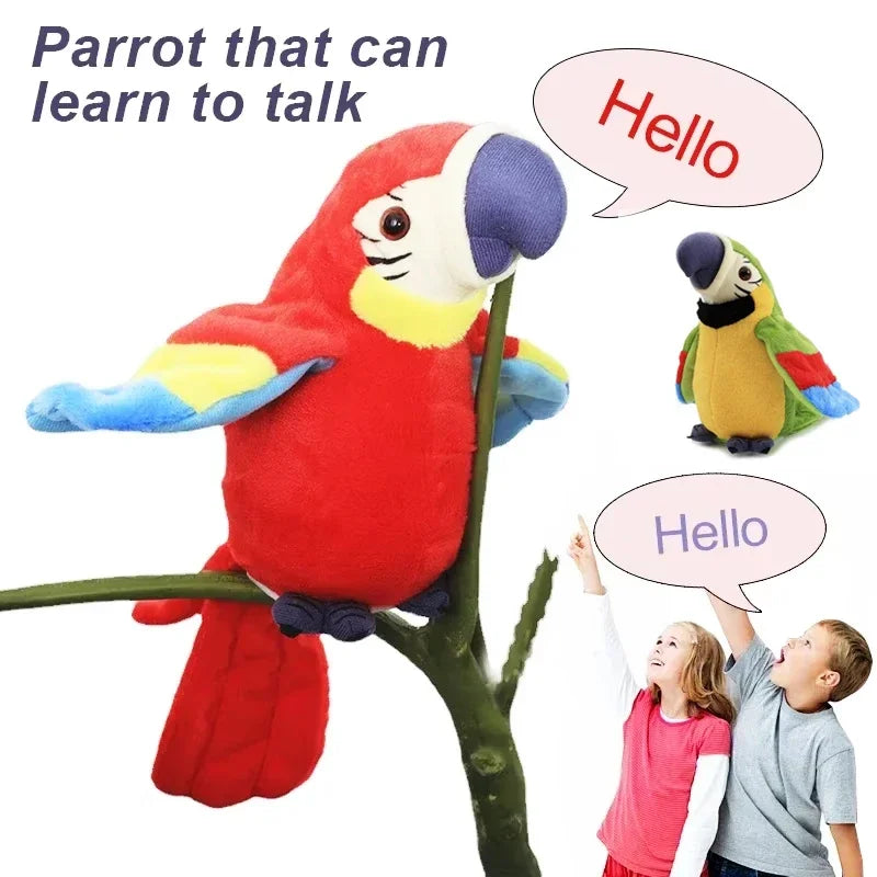 声まねオウム 電子トーイ｜しゃべるぬいぐるみ｜しゃべるインタラクティブぬいぐるみ｜おしゃべりバード