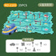 組み立て道路、キッズ用パズル カートラック