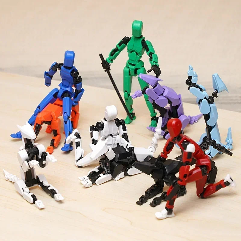 可動式3Dマグネットフィギュア｜全身関節可動モデル｜知育フィギュア・創造力アップ玩具｜子ども用アクションモデル